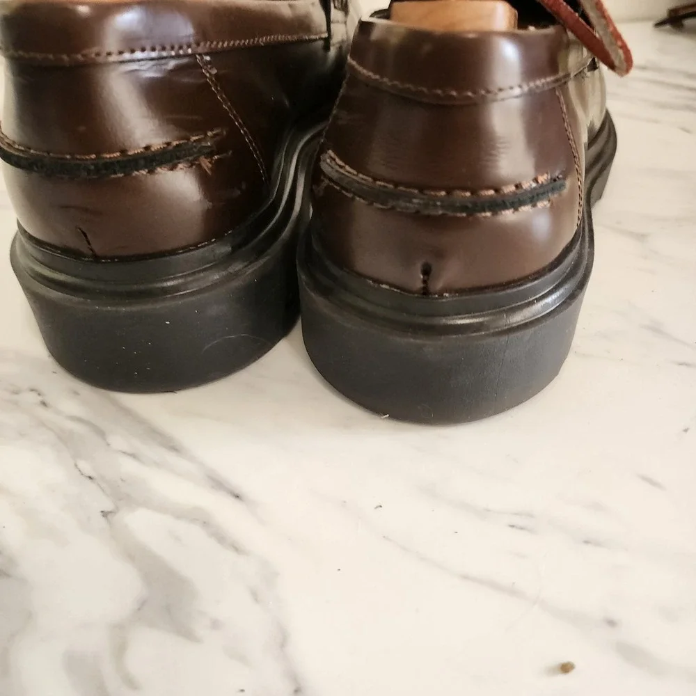 Karl Lagerfeld Brown Loafers Men's Size 10.5 Chunky S2‎
